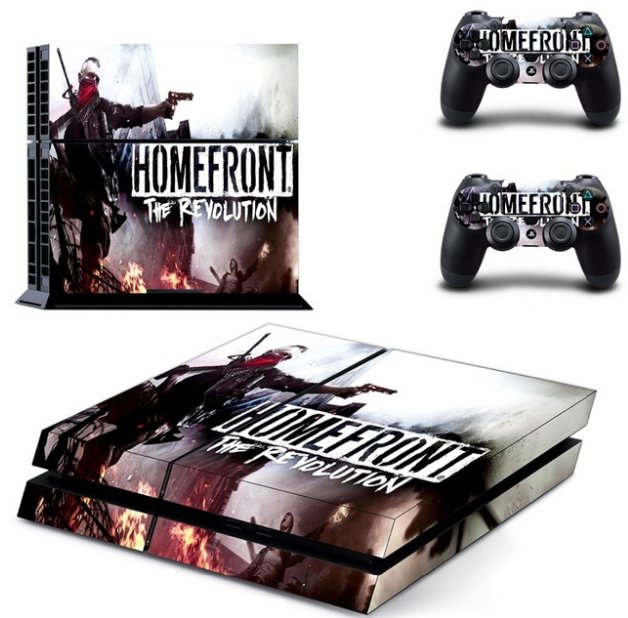 Homefront 2: The Revolution Vinyl Cover Decal PS4 SkinSticker for Sony PS4 Console+2 Controller