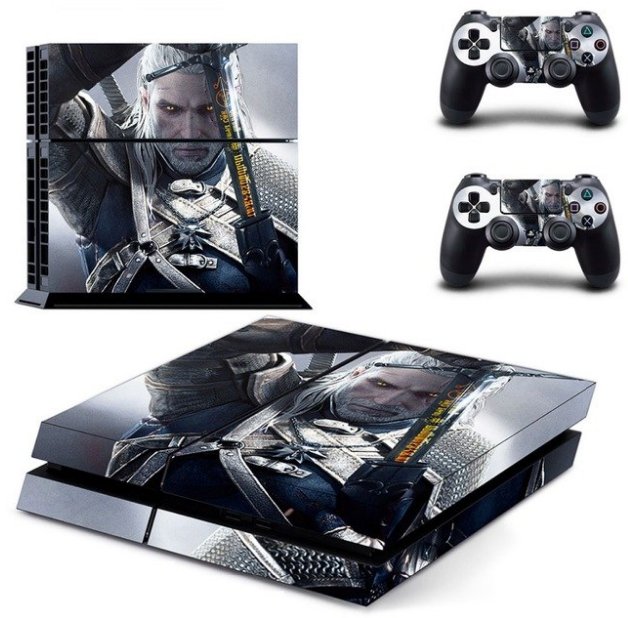 witcher 3 wild hunt PS4 Skin Sticker for Sony PlayStation 4 and 2 controller skins