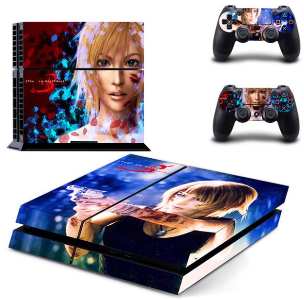 New Vinyl Skin Decal for Sony PS4 Console and 2 Controllers Skin