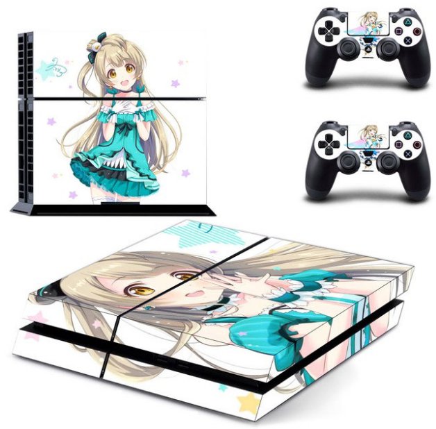 Lovely Cute Loli Decals Vinly PS4 Skin Cover Sticker Cover for Sony PS4 and 2 controller skins