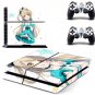 Lovely Cute Loli Decals Vinly PS4 Skin Cover Sticker Cover for Sony PS4 and 2 controller skins