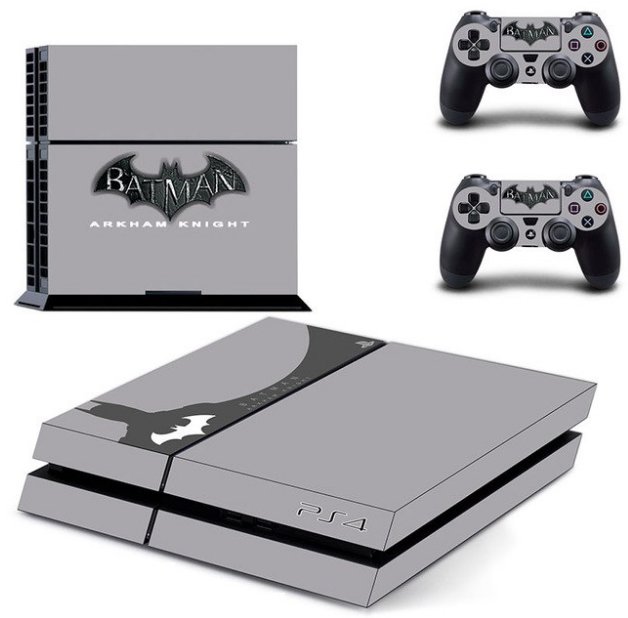 Batman Arkham Knight PS4 Skin Sticker Decal Cover For Sony PS4 Console+2 controller skins