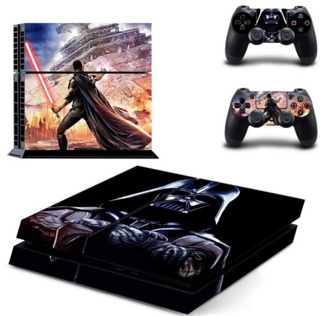 Star Wars PS4 Skin Sticker For Sony PS4 Console protection film+Cover Decals Of 2 Controller