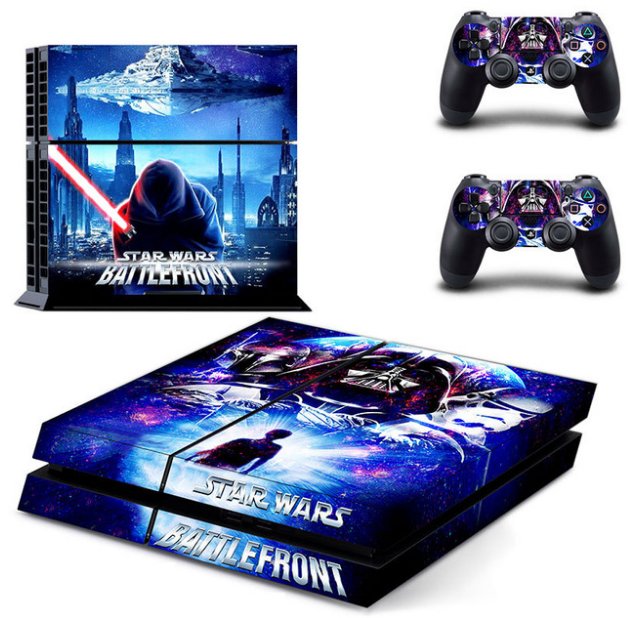 STAR WARS BATTLEFRONT Skin Sticker for PS4 System PS4 Console + 2 Controller Skins