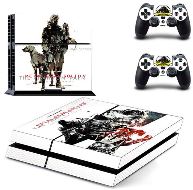 PS4 Console Designer Skin for Sony PS4 System plus 2 Decals for: PS4 Dualshock Controller