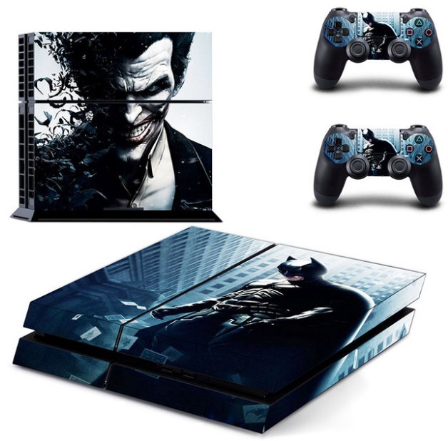 Batman PS4 Skin Sticker Decal Cover For Sony PS4 PlayStation 4 Console and 2 controller skins
