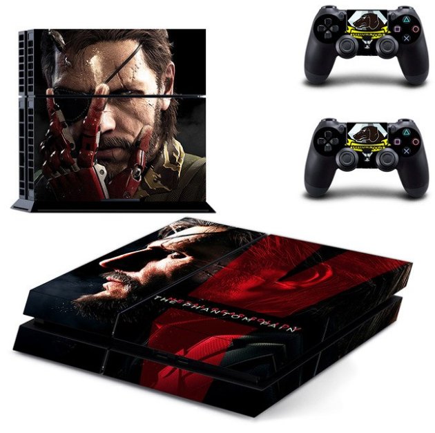 Metal Gear Solid V 5: The Phantom Pain Ps4 Skin Sticker Cover For PS4 Console + Controller Decal
