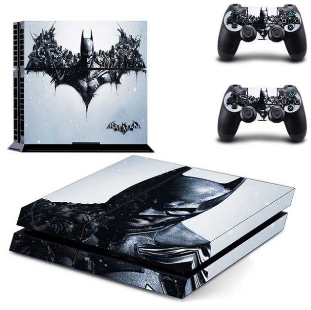 BATMAN PS4 Skin Sticker Decal Cover For Sony PS4 PlayStation 4 Console and 2 controller skins