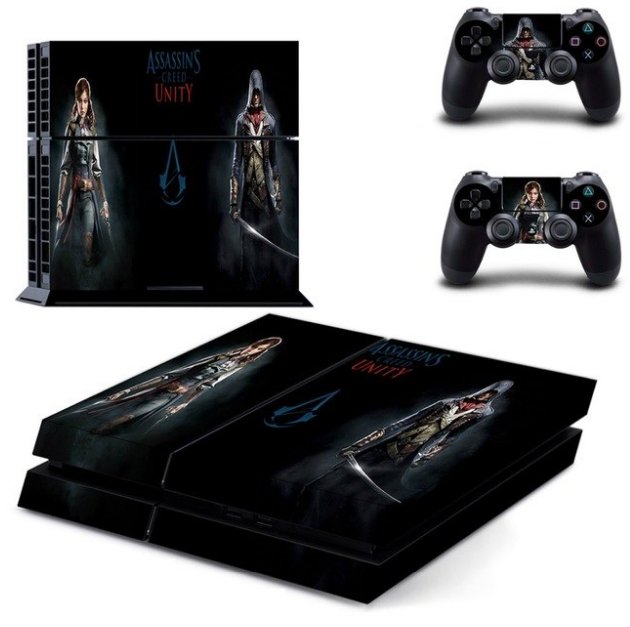 Assassins Creed Decal Skin PS4 Sticker Console +2 Controller Stickers ...