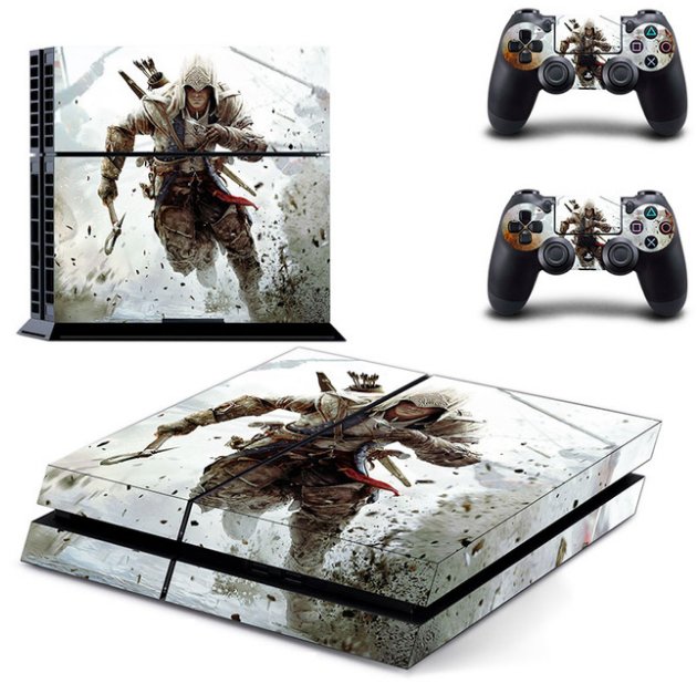 Assassin's Creed PS4 Skin Sticker for PS4 Playstation 4 Console and 2 Controller Skins