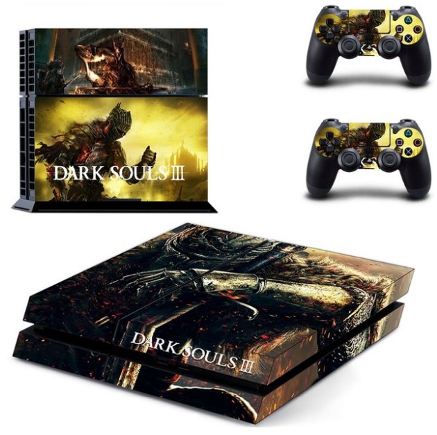 DARK SOULS III Decal Sticker PS4 Skin Stickers For Sony PS4 Console+ Remote Controller