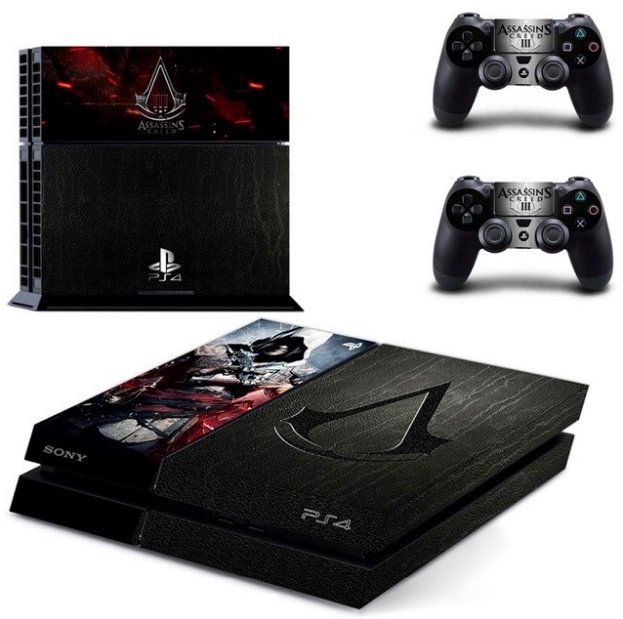 PS4 Accessories Assassin's Creed Skin Sticker for PS4 System PS4 Console with 2 Controller Skins