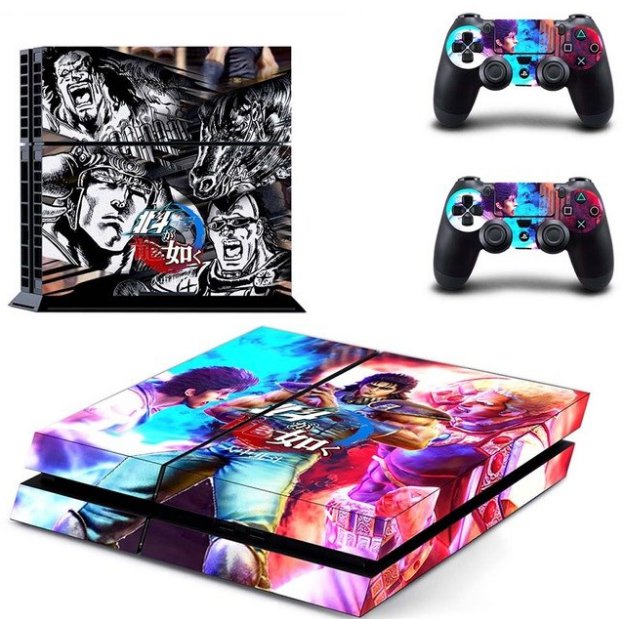 PS4 Sticker Hakuto Ga Gotoku Vinyl Cover Decal PS4 Skin Sticker for Sony PS4 Console+ 2 Controller