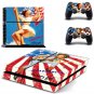 America victory girl Vinyl Skin Sticker Cover for Sony PS4 PlayStation 4 and 2 controller skins