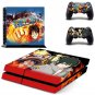 One Piece Decal PS4 Skin Sticker for Sony Playstation 4 Console and 2Pcs Controller Protective Skins