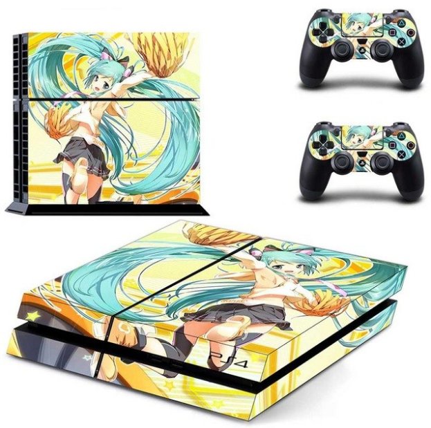 Miku TYPE 2020 Vinyl Sticker Skin For PS4 PlayStation 4 Console+Free Controller Cover Decal