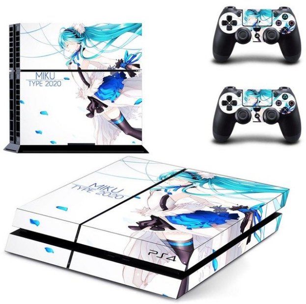 Miku TYPE 2020 Vinyl Sticker Skin For PS4 PlayStation 4 Console+Free Controller Cover Decal