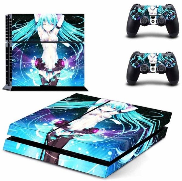 Miku TYPE 2020 Vinyl Sticker Skin For PS4 PlayStation 4 Console+Free Controller Cover Decal
