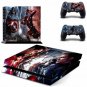 Marvel's Captain America:Civil War Vinyl Sticker Skin For PS4 Console+Free Controller Cover Decal