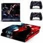 Marvel's Captain America:Civil War Vinyl Sticker Skin For PS4 Console+Free Controller Cover Decal