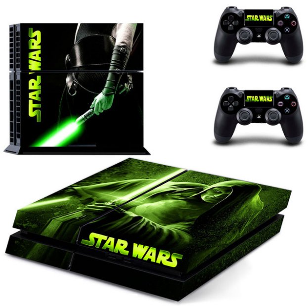STAR WARS PS4 Skin Sticker Decal Cover of The Force Awakens For Sony PS4 Console+2 controller skins