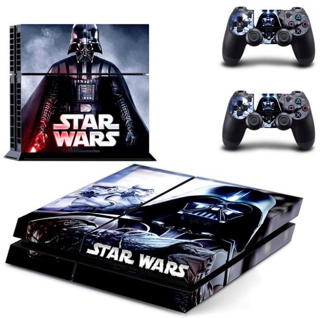 PS4 Star Wars Sticker The Force Awakens Decal For Sony PS4 Console and 2 controller skins