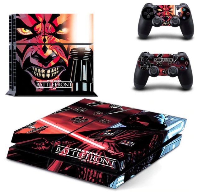 Star Wars Battlefront Vinyl Skin Sticker Cover for Sony PS4 Console and 2 controller skins