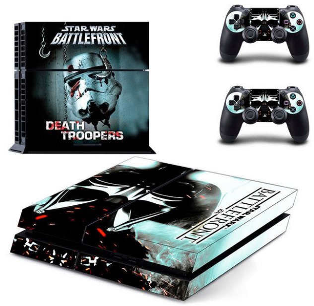 STAR WARS DEATH TROOPERS Skin Sticker for PS4 System PS4 Console+ 2 Controller Skins