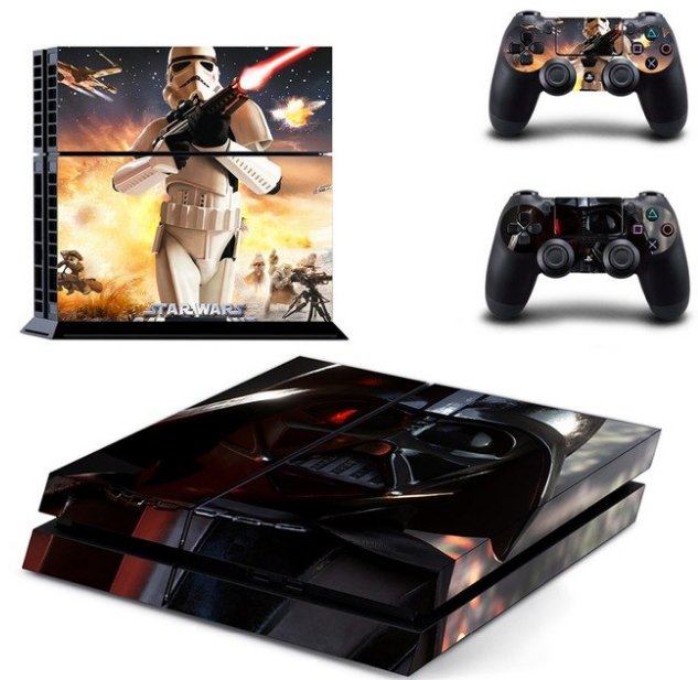 Star Wars:Star Wars:Storm Troops Vinyl Cover Decal PS4 Skin Sticker for Sony PS4 Console+2Controller