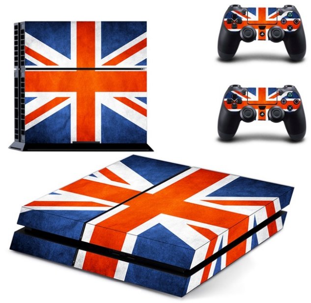 Union Jack flag Vinyl Decal Skin Sticker Cover for Sony PS4 PlayStation 4 and 2 controller skins