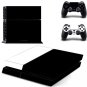 Black and White Vinyl Decal PS4 Skin Stickers Wrap for Sony PS4 Console+2 Controllers