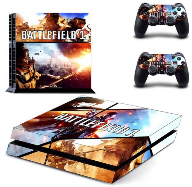 PS4 BATTLEFIELD Skins PS4 Controller Sticker For Sony Controller & Console Plus