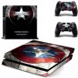 Captain America Skin Sticker Cover for Sony PS4 PlayStation 4 and 2 controller skins
