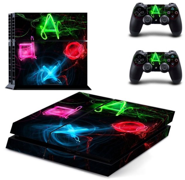 New custom keys Vinyl Decal Skin Sticker Cover for Sony PS4 PlayStation 4 and 2 controller skins