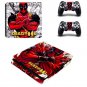 DealPool Protector Vinyl Skin Kit Deal Pool Decals for PS4 Slim Console + 2 Controller PS4 Slim S
