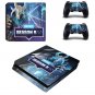 F Season 5 Decal PS4 Slim Skin Sticker for Sony PS4 Slim Console + 2Controller Skins