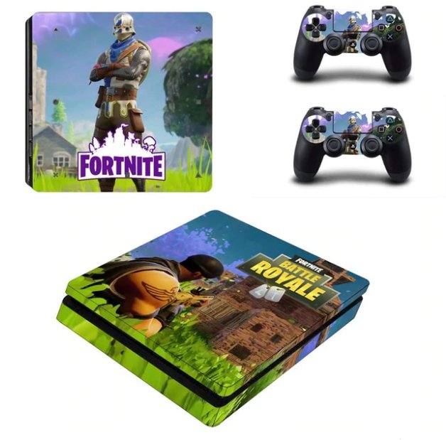 F Season 5 Decal PS4 Slim Skin Sticker for Sony PS4 Slim Console + 2Controller Skins