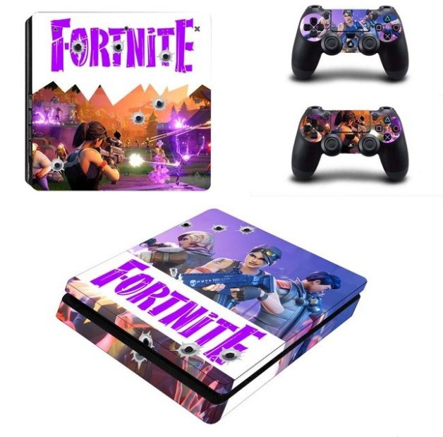 F Season 5 Decal PS4 Slim Skin Sticker for Sony PS4 Slim Console + 2Controller Skins