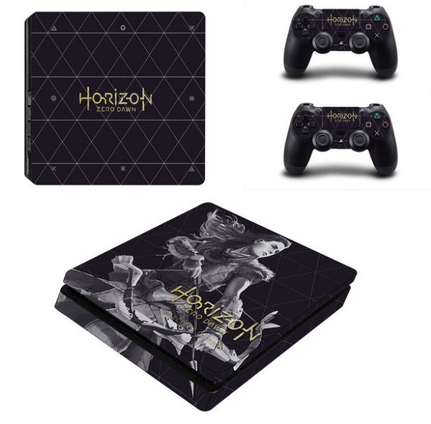 Horizon Zero Dawn Vinyl Decal Skins Kit for PS4 Slim Console Cover for PS4 Controller PS4 Slim