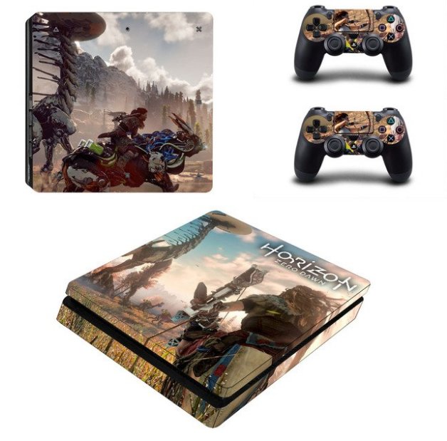 Horizon Zero Dawn Vinyl Decal Skins Kit for PS4 Slim Console Cover for PS4 Controller PS4 Slim