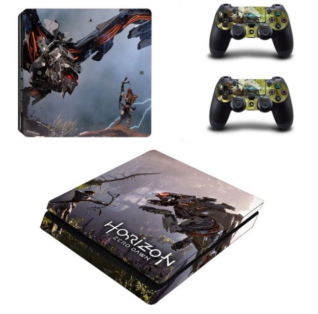 Horizon Zero Dawn Vinyl Decal Skins Kit for PS4 Slim Console Cover for PS4 Controller PS4 Slim