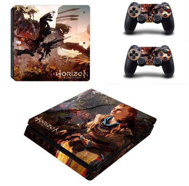 Horizon Zero Dawn Vinyl Decal Skins Kit for PS4 Slim Console Cover for PS4 Controller PS4 Slim
