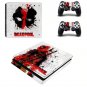 PS4 Slim Skin Sticker DeadPool Vinyl Decal Stickers for PS4 Console+2Controllers Skins Cover Kit