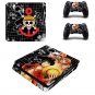 One Piece Vinyl Decal PS4 Slim Skin for PS4 Console PS4 Slim Skin Stickers+2Pcs Controller