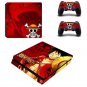 One Piece Vinyl Decal PS4 Slim Skin for PS4 Console PS4 Slim Skin Stickers+2Pcs Controller