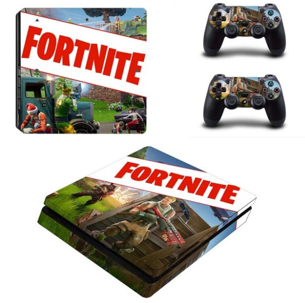PS4 Slim Sticker Vinyl Decal Skins for Sony PS 4 Slim System Console+2Controllers Full Body Skins