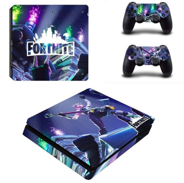 PS4 Slim Sticker Vinyl Decal Skins for Sony PS 4 Slim System Console+2Controllers Full Body Skins