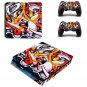 Graffiti PS4 Slim Skin Sticker Vinyl Decal Cover for Sony PS4 Slim Console System+2 Controllers
