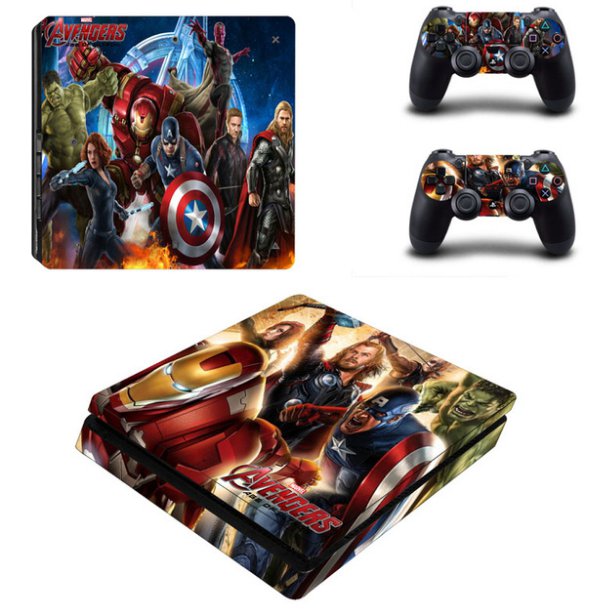 Star Wars PS4 Slim Sticker For Sony PS4 Slim Console+2 controller Skin Sticker For PS4 S Skin