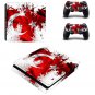 Turkey Flag Decal PS4 Slim Skin For PS4 Console PS4 Slim Skin Stickers+2Pcs Controller Protective